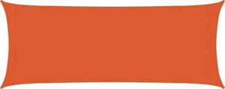 vidaXL Sonnensegel 160 g/m² Orange 2x5 m HDPE 311671