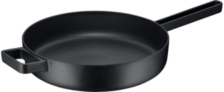 WMF Sauteuse Flavour, Schmorpfanne 28 cm Induktion, Servierpfanne Gusseisen, Gusseisen, Gusseisen-Kochgeschirr, Emaille, moderne Eleganz, hoher Rand