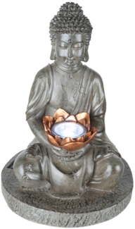 Solarleuchte Garten Figur Solarlampe Buddha Deko Außen Außenleuchte SL3340