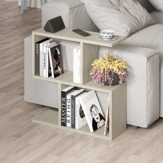 Decortie Beistelltisch Homemania, Modern Seite Ende Beistelltisch, Couchtisch, 60 x 19,5 x 60 cm