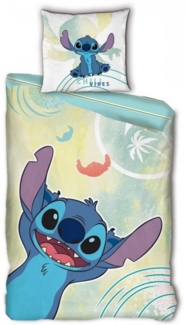 Lilo & Stitch Bettwäsche-Set – 1x Deckenbezug 140x200 & 1x Kissenbezug 65x65 cm für Kinder