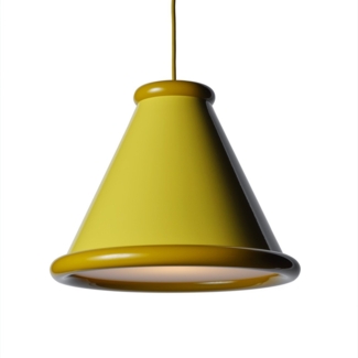 Belid Pendelleuchte Belle 36cm Zinkgelb Honiggelb 2700K