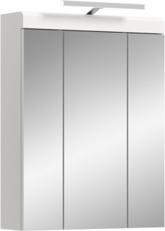 INOSIGN Spiegelschrank Siena, Breite 60cm, inkl. Beleuchtung, 3 Spiegeltüren, 9 Fächer (Set) in verschiedenen Farben erhältlich, Badmöbel, Spiegel, Badschrank, Bad