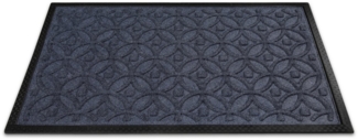 Wecon home Fußmatte Midnight Mosaic, rechteckig, Höhe: 4 mm, pflegeleicht, rutschfest, Ornamente, Innen & Außen, Schmutzfangmatte