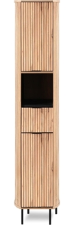 Badhochschrank 44x190 cm 'Atlantic' Akazie massiv
