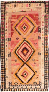 Morgenland Kelim Teppich - 275 x 150 cm - Mehrfarbig