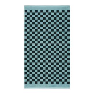 Marc O Polo Frottierserie Checker|Gästetuch 30x50 cm| aquamarine