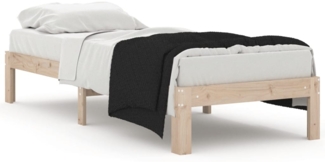 Massivholzbett 75x190 cm 2FT6 Small Single [810325]