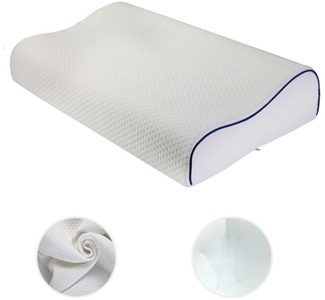 SURFOU Nackenstützkissen aus Memory Foam Orthopädisches Ergonomisches Kissen Kopfkissen, Seitenschläfer, Rückenschläfer, Seitenschläferkissen Pillow, für Rücken Bauchschläfer Nackenkissen Antischnarch-Kissen mit Bezug