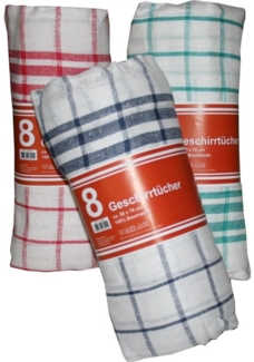 Frottier Geschirrtuch Design Karo, 50x70 cm,Trockentuch,Küchenhandtuch