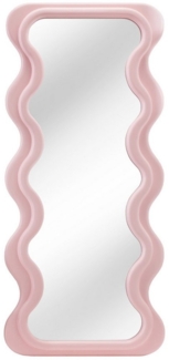 riess-ambiente Wandspiegel CURVY 160cm rosa (Einzelartikel, 1-St), Flur · Kunststoff · Rahmen · Wellen · Ganzkörper · Groß · Modern