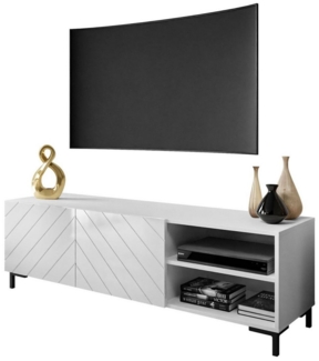 Lookway TV-Schrank VIRGINIA mit glänzend weißer Front