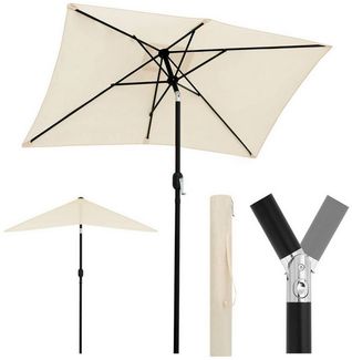 Woltu Sonnenschirm, UV-Schutz, UPF 50+, Neigungsverstellbar, mit Tragetasche