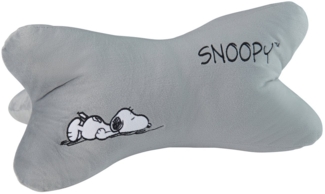 United Labels® Dekokissen Peanuts Snoopy Leseknochen Nackenkissen Lesekissen Kissen 40x20 cm
