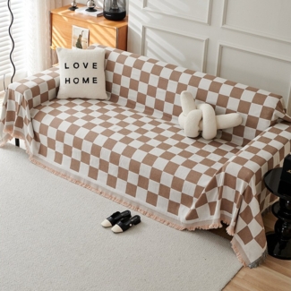 RWEUOQ Sofaschoner Sofa Überzug berzug Ecksofa Sofaschoner Sofabezug Wasserdichter, Wendbar Weicher Warme Sofadecke Bettüberwurf Tagesdecke Wohndecke