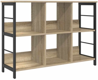 vidaXL Bücherregal Sonoma-Eiche 102 x 32 x 72,5 cm Holzwerkstoff 884013