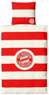 FC Bayern München Wendebettwäsche 100% Baumwolle 135 x 200 cm