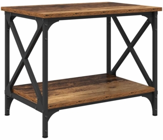 vidaXL Beistelltisch Altholz 55 x 38 x 45 cm Holzwerkstoff 875738