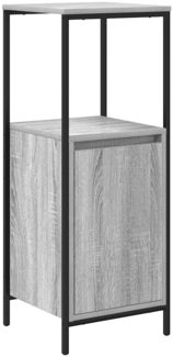 Badschrank, Badezimmerschrank mit Regalen Grau Sonoma 36 x 35 x 95 cm