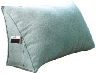 Coonoor Rückenkissen Lesekissen, Nackenrolle, Rückenstütze, dreieckiges Kissen mit Ecken, 1-tlg, großes Sofakissen, Kopfkissen, Rückenlehne