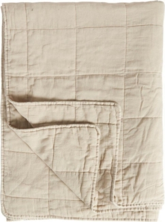 Ib Laursen - Decke Quilt Tagesdecke Überwurf 180x130cm Natur 6108-30