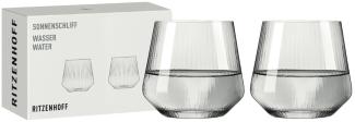 Ritzenhoff 8000001 Wasserglas-Set #1 SONNENSCHLIFF RDT 2024 in Geschenkbox