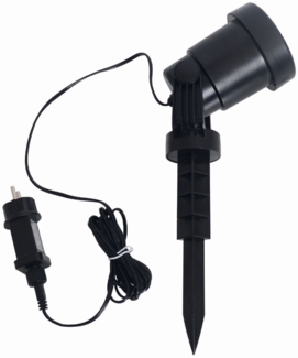 Gartenstrahler bunt mit Strom LED Projektor Laser Außenstrahler Erdspieß 5200861