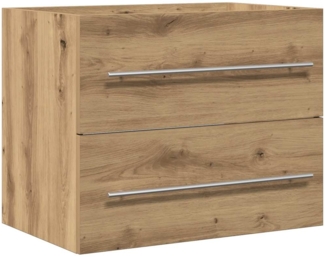 vidaXL Waschbeckenunterschrank Artisan-Eiche 60x38,5x48 cm 862027