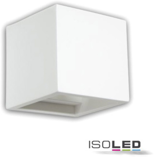 ISOLED Gips-Wandleuchte G9, würfelförmig