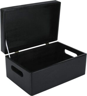 Creative Deco Holzkiste mit Deckel 30 x 20 x 14 cm (1cm)