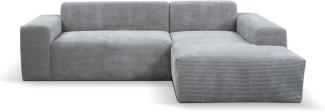 INOSIGN Ecksofa Zeus-L, Curvy Trend Ecksofa mit urbaner Optik