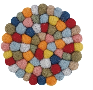 Untersetzer Glasuntersetzer Schafwolle Filz Ø10 cilio LANA COLORE rund 470406