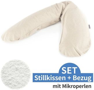 THERALINE 'Punkte' Das Original Stillkissen 2019 Dinkelspelz beige