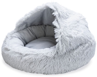 Beeztees Tierbett Puppy Bett Kiki - Hundebett- Grau - 50x50x15 cm