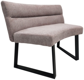 HTI-Living Polsterbank Runde Bank Liron (Stück, 1-St, 1 Sitzbank), Sitzbank gepolstert Kufengestell