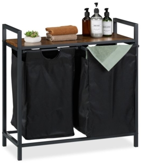 Wäschekorbregal mit Ablage 10049658