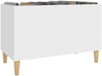 vidaXL Plattenschrank Weiß 74,5x38x48 cm Holzwerkstoff 831957