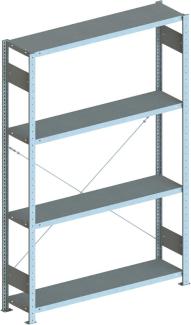 Steckregal S3 230 GF 2500x1300x600 mm RAL7035