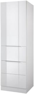 KOCHSTATION Seitenschrank KS-Brindisi 60 cm breit, 200 cm hoch, viel Stauraum