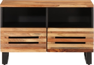 vidaXL TV-Schrank 70x34x46 cm Massivholz Akazie 377442