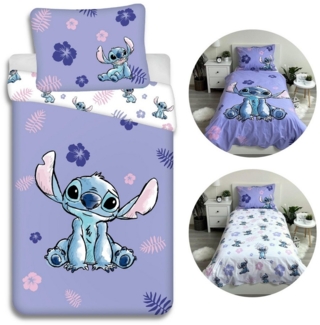 Sarcia. eu Kinderbettwäsche DISNEY Stitch Kinderbettwäsche, Baumwolle 160x200 cm
