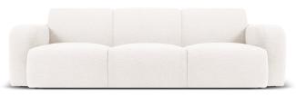 Micadoni Boucle Sofa Molino 3-Sitzer Boucle Weiß