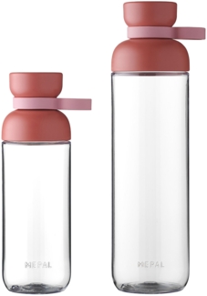 Mepal VITA Trinkflaschen 500 + 900 ml 2er Set Vivid Mauve