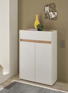 INOSIGN Schuhschrank City/Giron, modernes Schuhregal, Schrank für 16 Schuhe, Schuhkommode eine Schublade und vier Schuhfächer, viel Stauraum, 93 cm breit