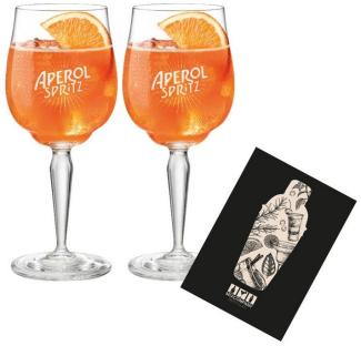 Aperol Spritz Glas 2er Set Gläser neu - 2x Weingläser / Ballonglas