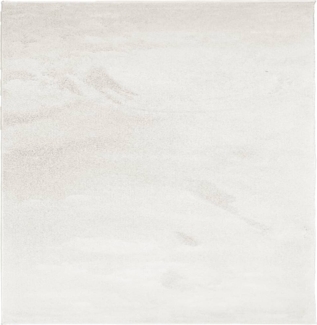 vidaXL Teppich OVIEDO Kurzflor Beige 120x120 cm 375489