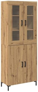 vidaXL Highboard 2 pcs Artisan-Eiche 69,5 x 34 x 180 cm Holzwerkstoff 3334350