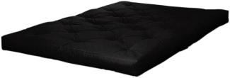 Karup Design Futon Matratze Double Latex mit Knopfsteppung Schwarz 160x200 cm