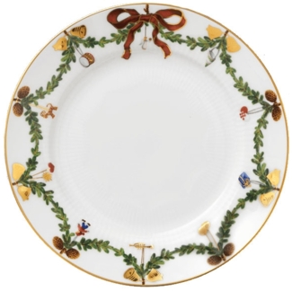 Royal Copenhagen Starfluted Christmas Teller Flach 19 cm