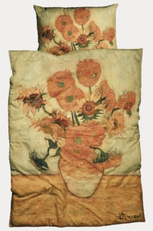 Goebel Bettwäsche Sonnenblumen Satin 155 x 220 + 80 x 80 cm